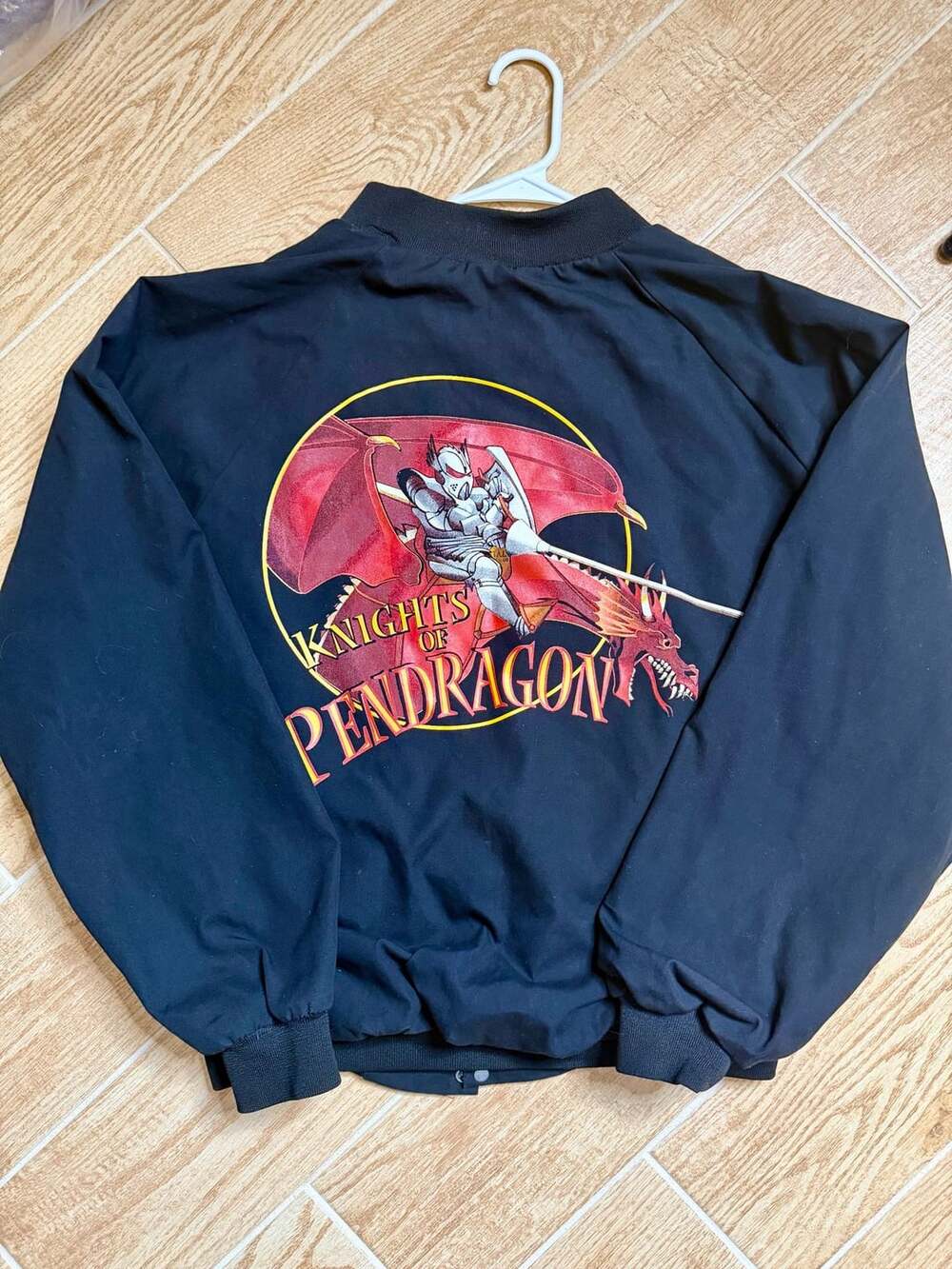 Vintage Westark USA Knights of Pendragon Jacket Size XL Black